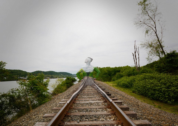 玉米田中藏美女:实拍人体彩绘模特完美隐身(