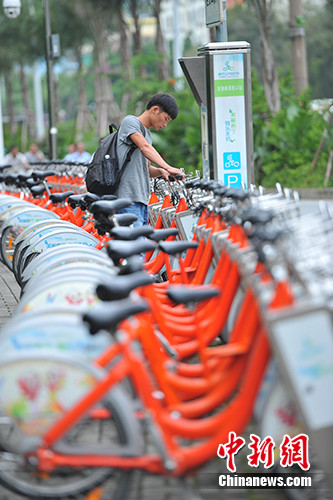 南宁新增500站点1.6万辆公共自行车|自行车|站