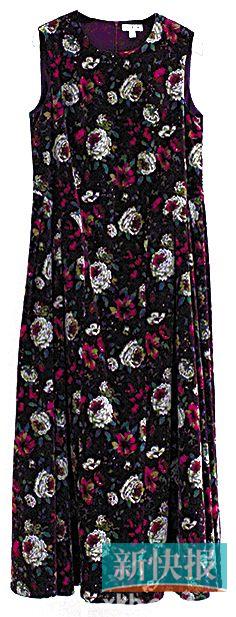 复古味浓郁的印花,宛若从油画中走来。