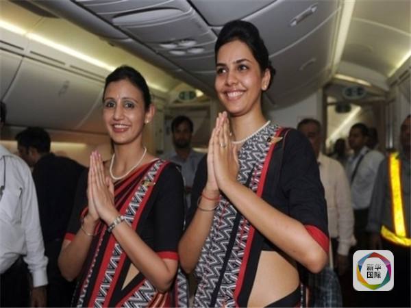 　　资料图：印航空乘人员。（图片来源：互联网）