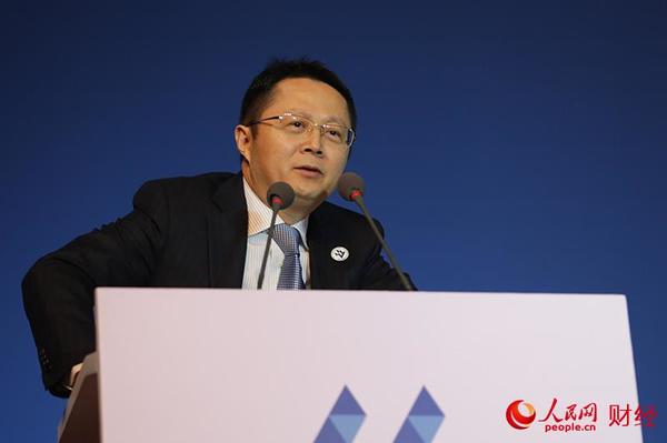 渤海商品交易所董事长阎东升（人民网 王子候摄）