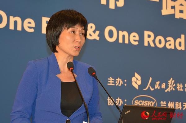 开封市委副书记、市长侯红（人民网记者 夏晓伦摄）