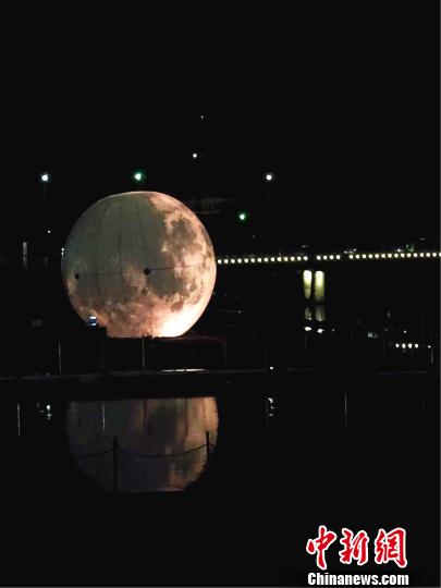 浙江宁波现超级月亮 宛若童话梦境(图)|景观|宁