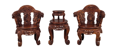 广作红木椅。资料图片