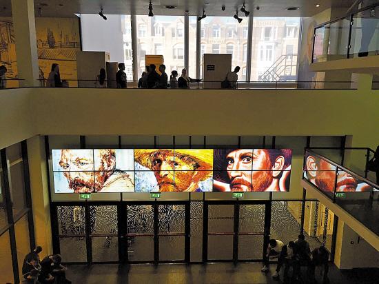 荷兰凡·高博物馆一个互动语音导览|美术馆|素