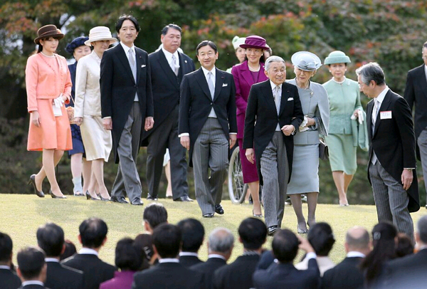 日本天皇办游园会 皇太子妃雅子12年来首次出席 组图 手机凤凰网