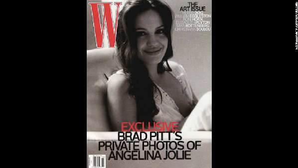 美国女演员安吉丽娜·朱莉(Angelina Jolie)的哺乳照。