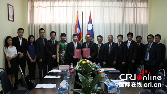 CRI代表团和KPL工作人员合影