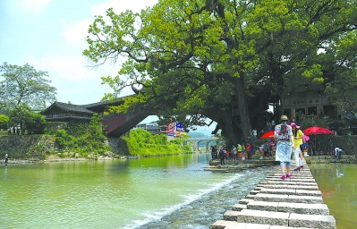 泰顺北涧桥，建于清康熙十三年（1674年）