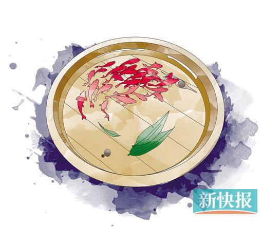 ●阿驹的树脂画作品:“水中”鱼群齐游,栩栩如生,金鱼的美丽和灵动在阿驹的笔下定格在水中欢游的一瞬。