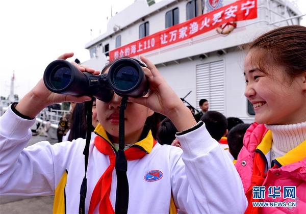 福建:海上110与孩子们零距离|小学生|支队