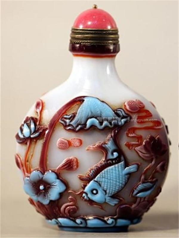 鼻煙壺 「貓」中国 傳統 手繪工藝品 高級禮品收藏精品 世界一