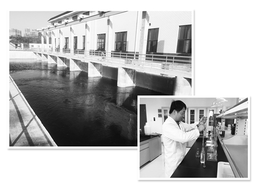 左图 河南郑州南水北调中线工程23号分会抠门中原西路泵站。