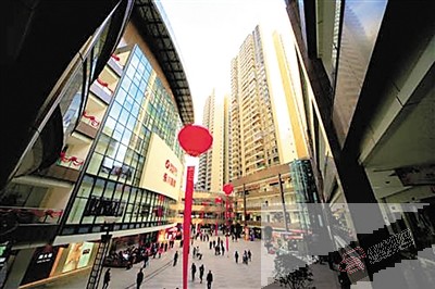 渝西广场商圈。