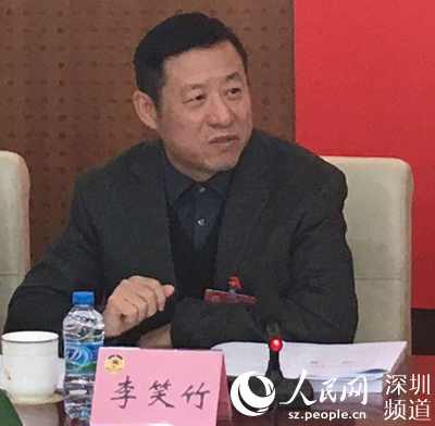 深圳政协委员李笑竹。（张娜 摄）