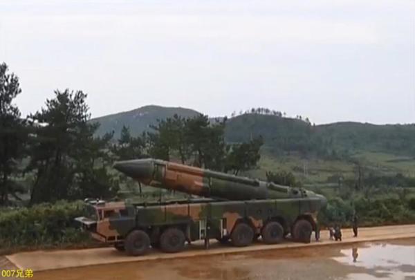  航母杀手 !中国反舰弹道导弹亮相南方山区|弹道