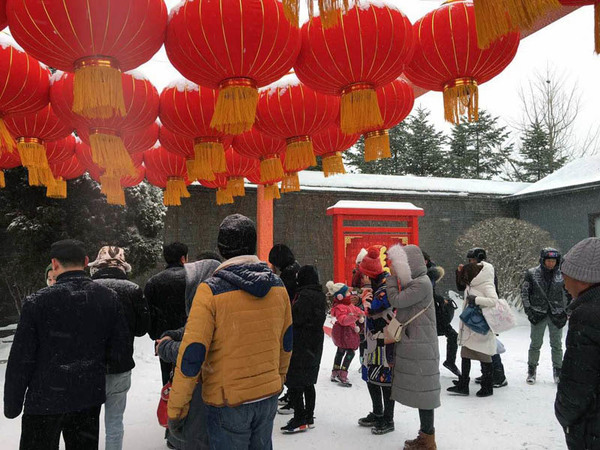 新春帅府游人多