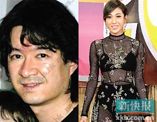 图为钟嘉欣的老公。