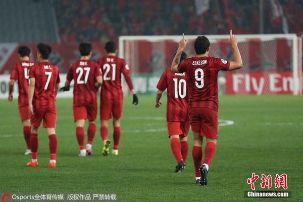 亚冠联赛 上海上港主场2:1胜水原三星|小组赛|主