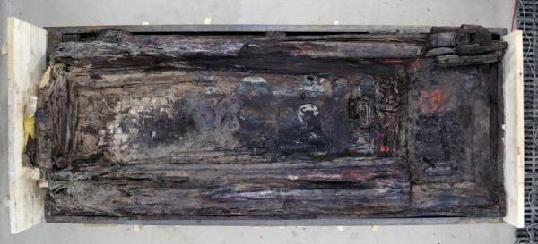 海昏侯墓主墓开棺后全景