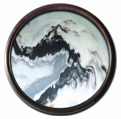 　　西岳华山 750×750毫米 大理石画