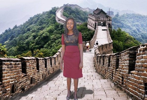 肯尼亚大姐靠PS假装在中国 称好享受这里的一