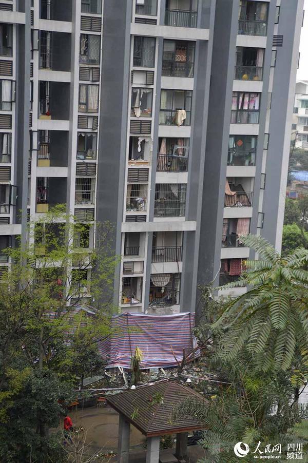 图为事发现场。（王波 摄）