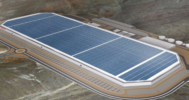 特斯拉超级电池工厂内部生产区曝光




