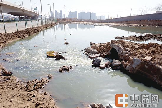 　　这股污水先流进贾鲁河再排入西流湖