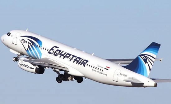 资料图：埃及航空公司客机。