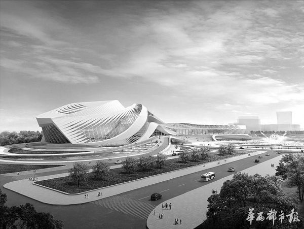扎哈·哈迪德留给世界的最后遗作——成都新世纪当代艺术中心尚未开建。