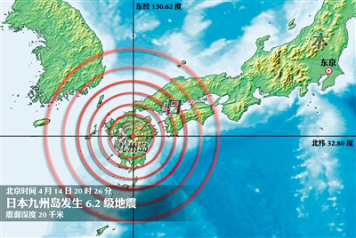 强震袭日本9死千人伤