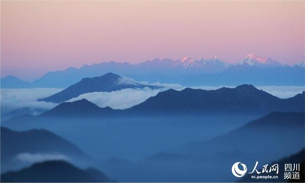 二郎山上的云海（景区供图）