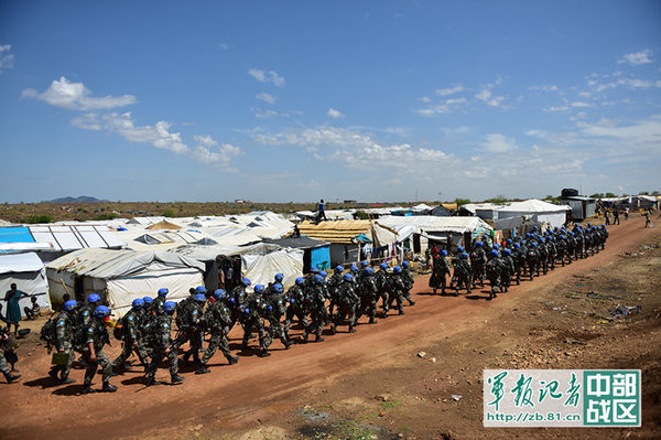 完成任务撤出。付晓飞 摄