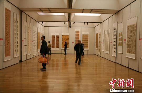 图为：展览现场。　李晨韵　摄