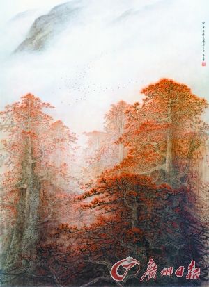 中国美術・純手描き六尺横幅・年年有余画芯・水彩画・王雪涛印款・肉筆・宣紙・文房 中国美術・純手描き六尺横幅・年年有余画芯・水彩画・王雪涛印款