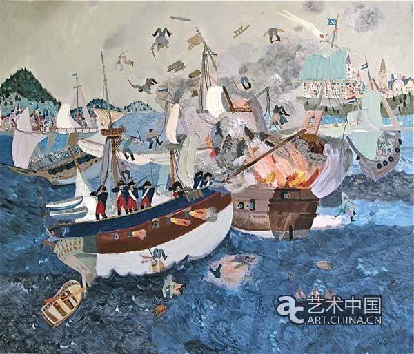 瑃燕 寻找不老泉 130×100cm 布面油画 2012