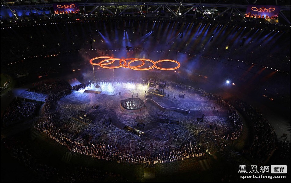 伦敦奥运会开幕式高清图片集锦