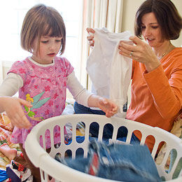 洗衣服时可以和孩子玩的趣味英语游戏(图)