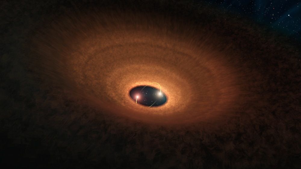 NASA发现眨眼婴儿恒星带有宇宙呼啦圈(图)