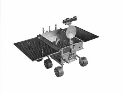 中国首辆月球车能爬坡 越障配雷达红外光谱仪(图)