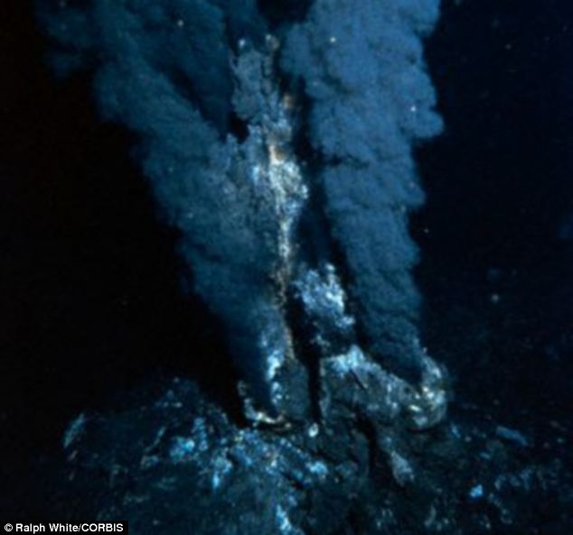科学家们地球上生命起源于海底火山口