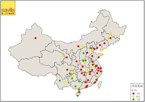 第一太平:5月全国35个城市商品住宅销售价格环