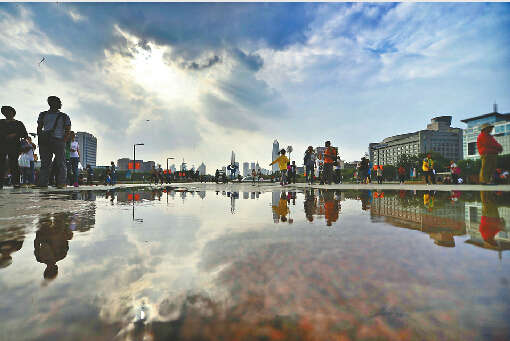 6级大风起“吹”来济南好空气十一当天有小阵雨