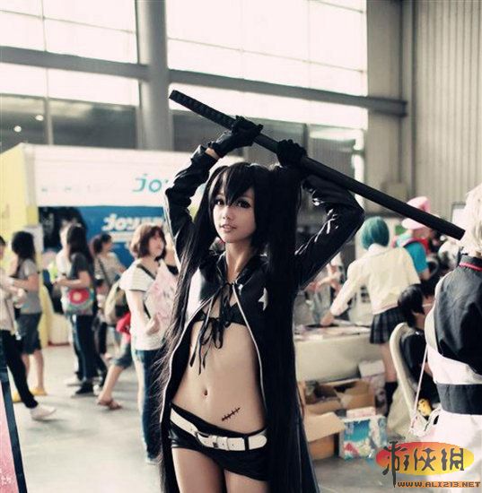 形似手办有<em>木</em>有 15岁小萝莉黑岩射手cos_游戏