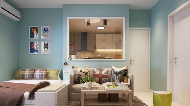 40平一室一厅装修+柠檬绿茶的味道