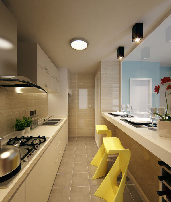 40平一室一厅装修+柠檬绿茶的味道