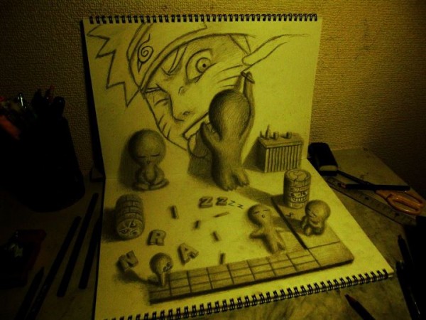 好想摸摸看！逃出画纸的超立体铅笔画
