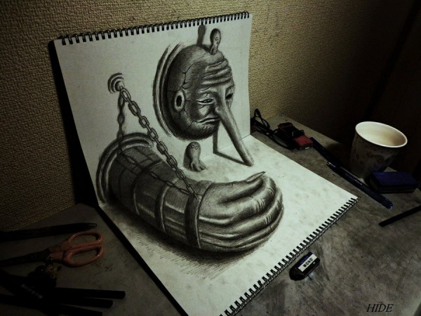 好想摸摸看！逃出画纸的超立体铅笔画