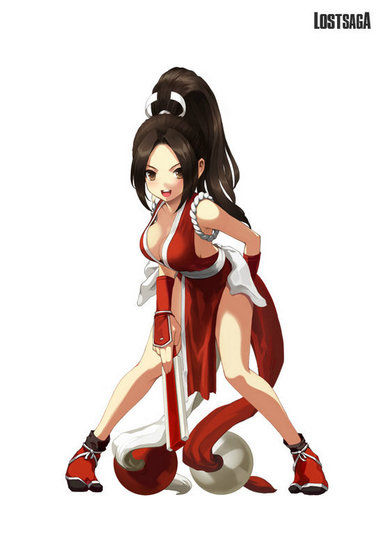 不知火舞乱入韩国3D网游男女版本都有